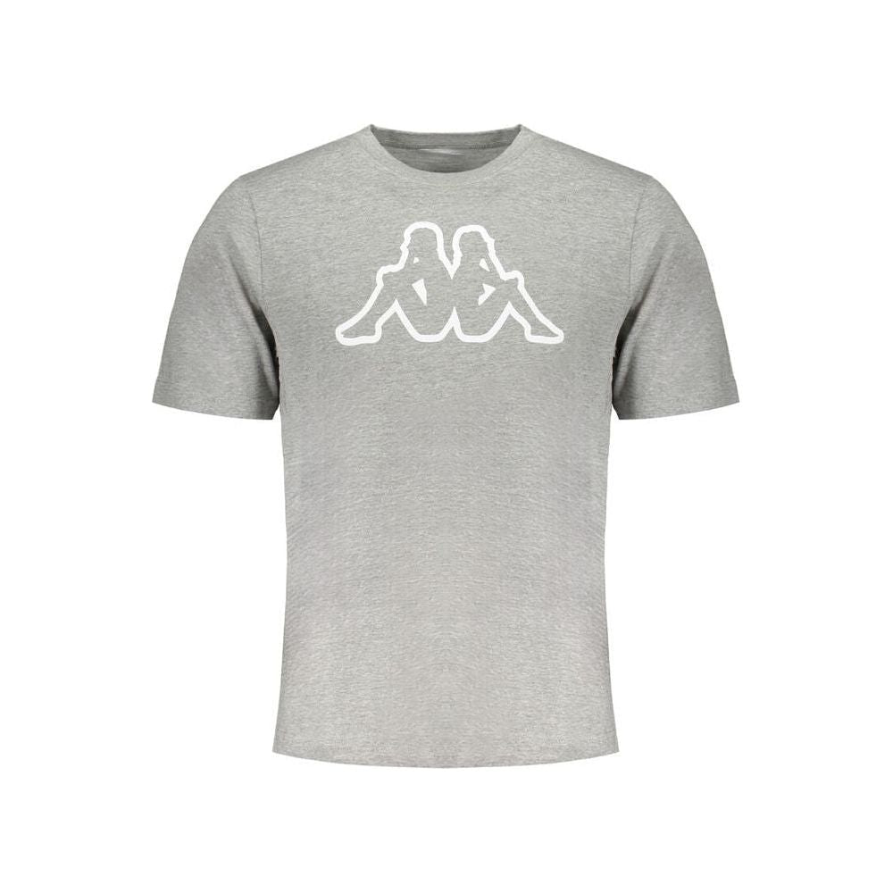 Kappa Gray Cotton T-Shirt Kappa