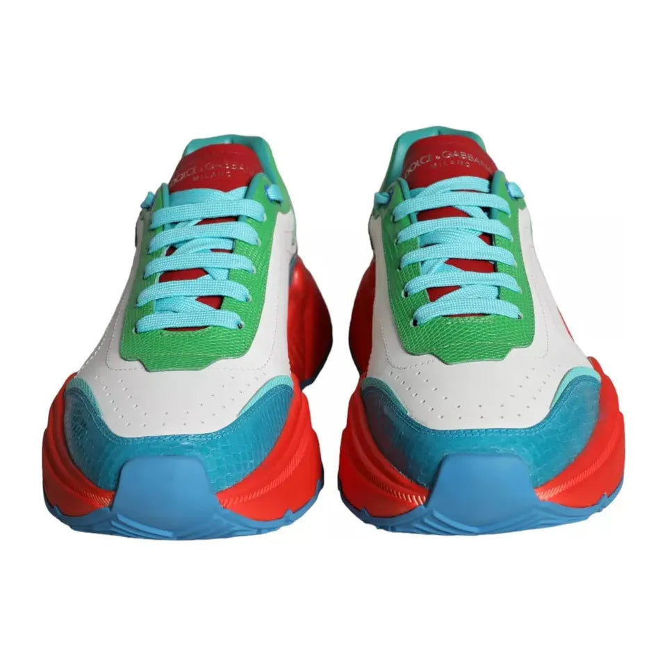 Dolce & Gabbana Multicolor Daymaster Low Top Sneakers Shoes Dolce & Gabbana