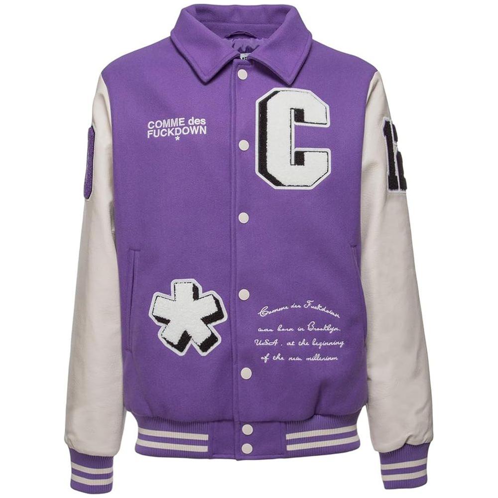 Comme Des Fuckdown Purple Polyester Jacket Comme Des Fuckdown