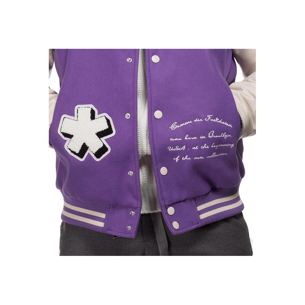 Comme Des Fuckdown Purple Polyester Jacket Comme Des Fuckdown