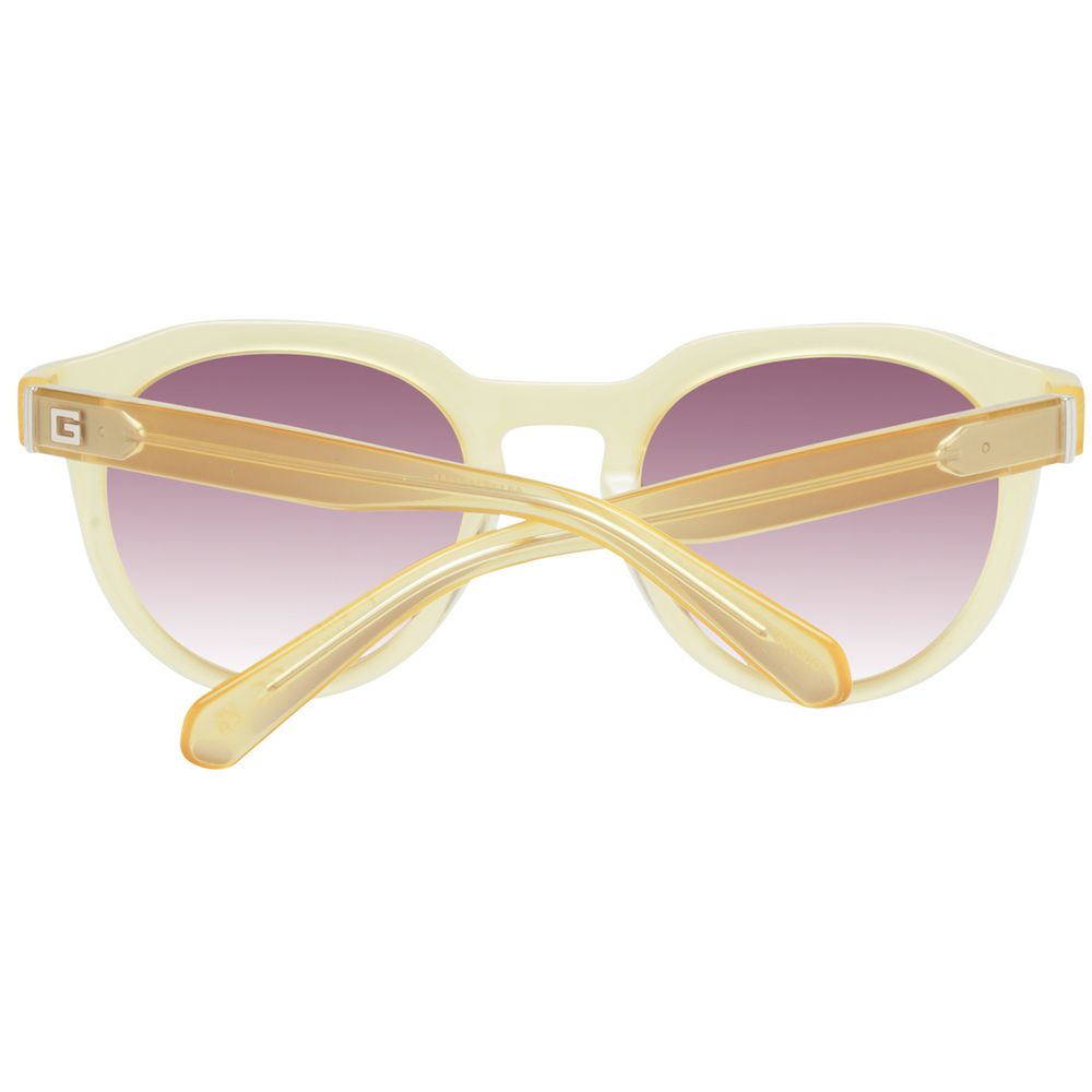 Guess Yellow Men Sunglasses Guess