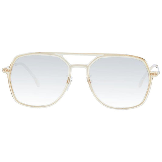 Lozza Beige Unisex Sunglasses Lozza