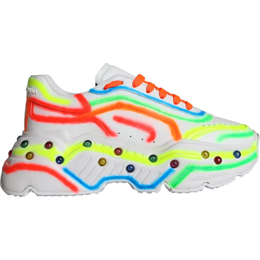 Dolce & Gabbana Multicolor Daymaster LED Lighted Sneaker Shoes Dolce & Gabbana