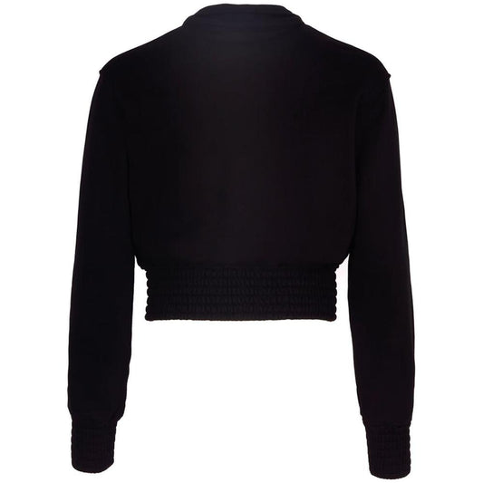 Black Cotton Sweater