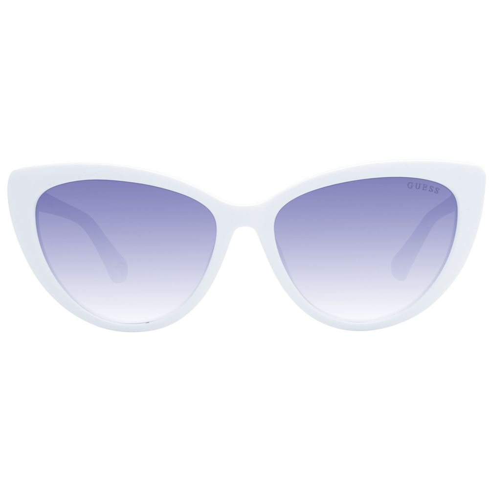 Guess White Unisex Sunglasses