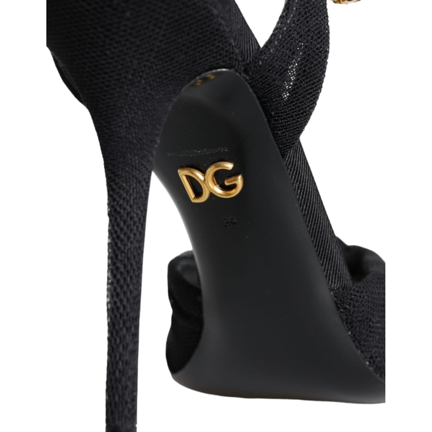 Dolce & Gabbana Black KEIRA Heels Ankle Strap Sandals Shoes Dolce & Gabbana