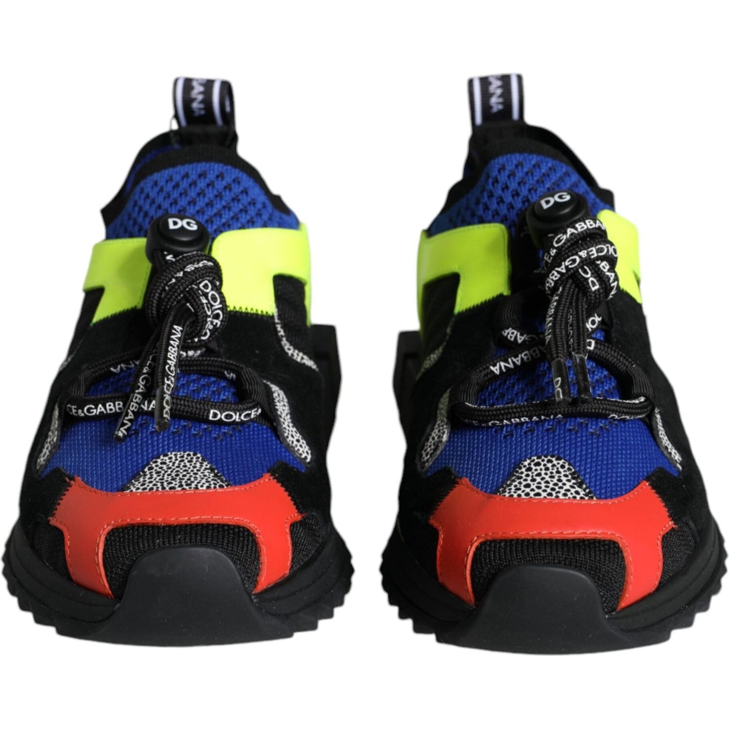 Dolce & Gabbana Multicolor Mesh Sorrento Trekking Sneakers Shoes Dolce & Gabbana