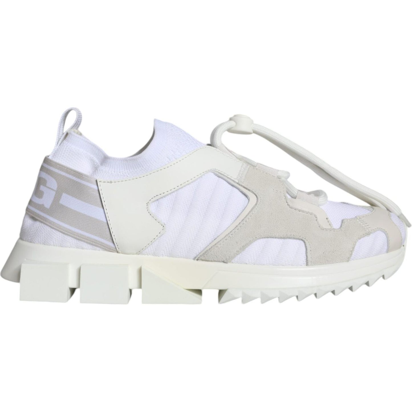 Dolce & Gabbana White Mesh Sorrento Trekking Sneakers Shoes Dolce & Gabbana