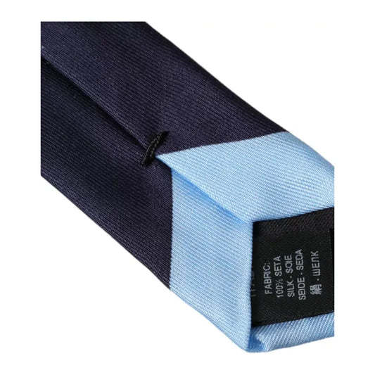 Dolce & Gabbana Blue Card Deck Symbols Adjustable Tie Dolce & Gabbana