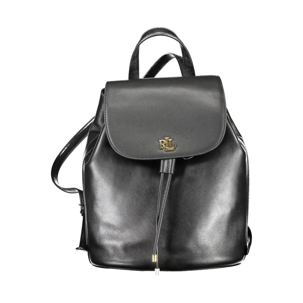 Ralph Lauren Black Leather Backpack Ralph Lauren