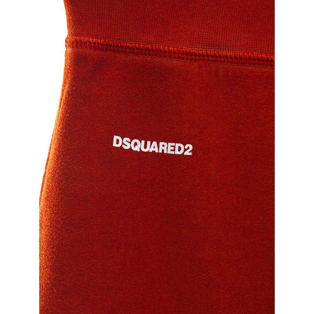 Dsquared² Red Cotton Jeans & Pant Dsquared²