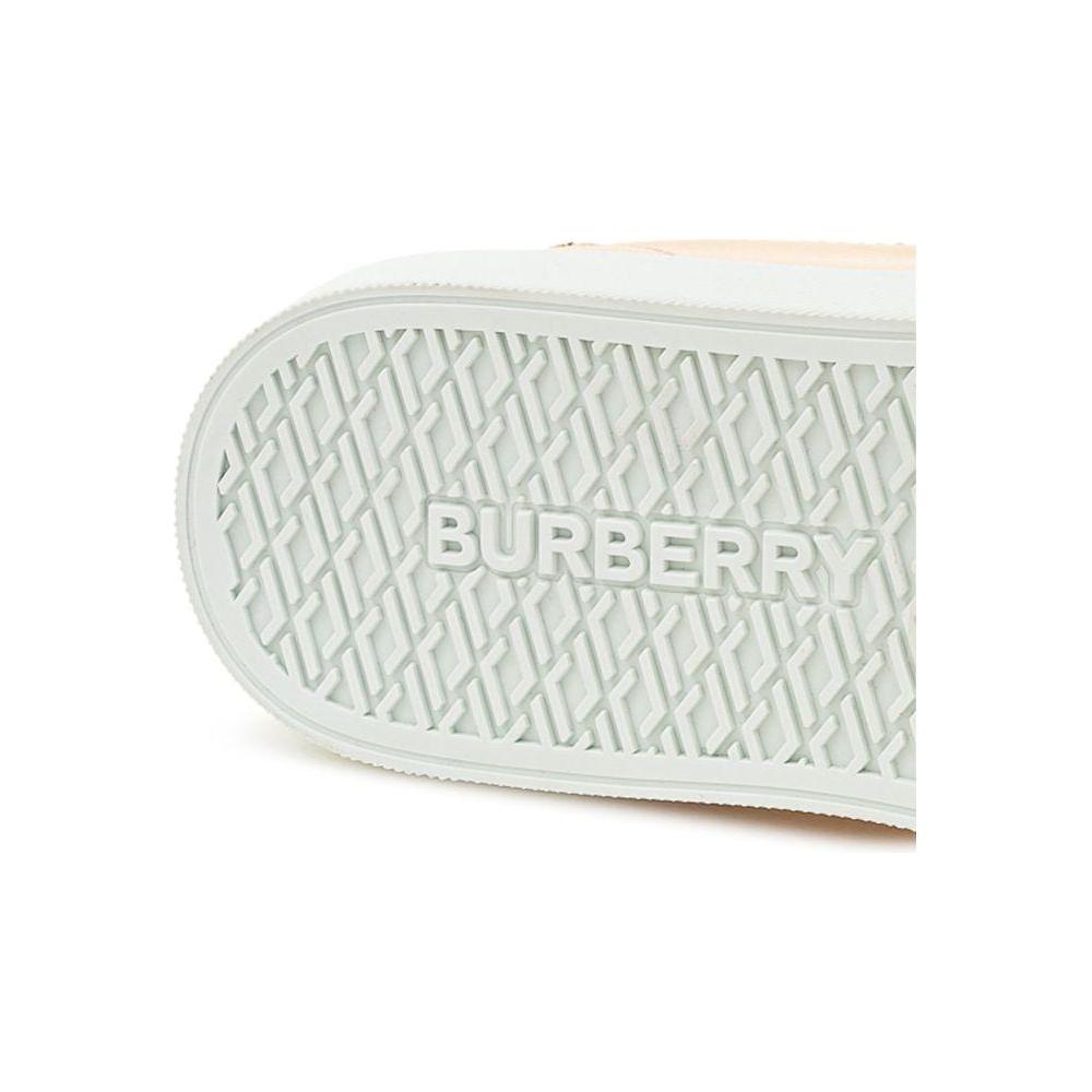 Burberry Pink Leather Sneaker Burberry