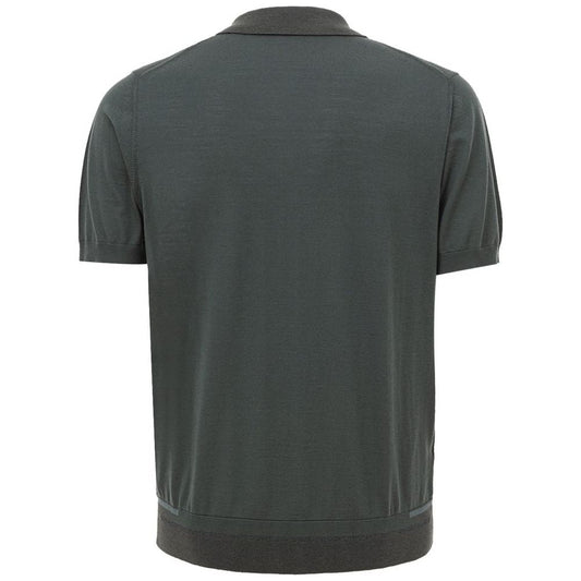 Brioni Green Cotton Polo Shirt Brioni