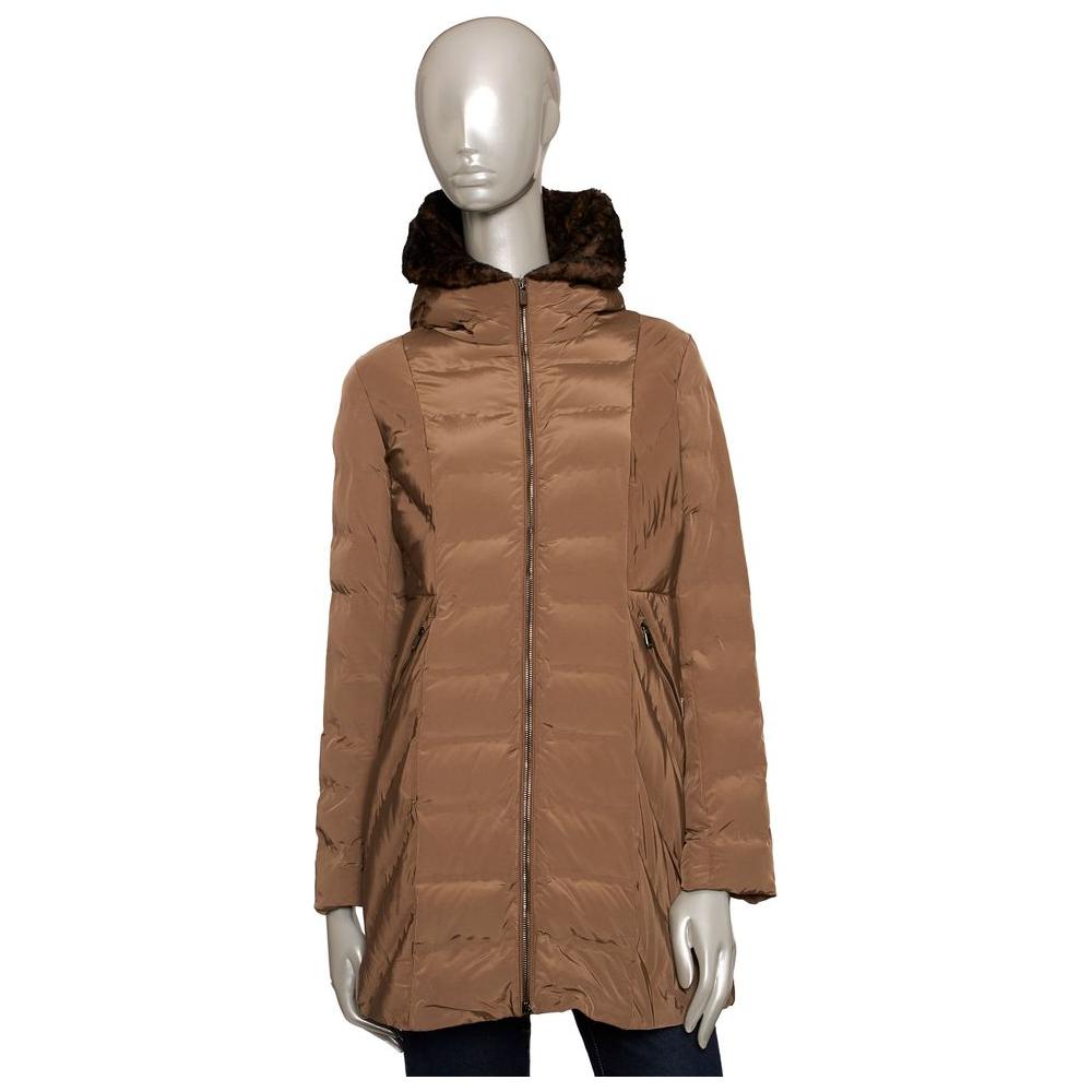 Baldinini Trend Brown Polyester Women Jacket Baldinini Trend