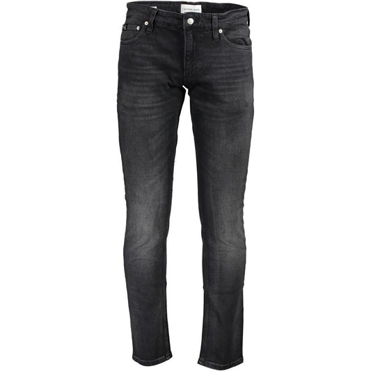 Calvin Klein Black Cotton Jeans & Pant Calvin Klein