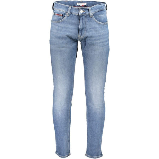 Tommy Hilfiger Blue Cotton Jeans & Pant Tommy Hilfiger