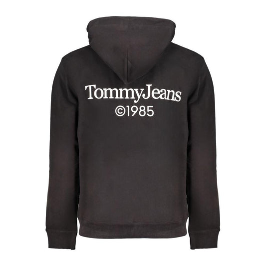 Tommy Hilfiger Black Cotton Sweater Tommy Hilfiger