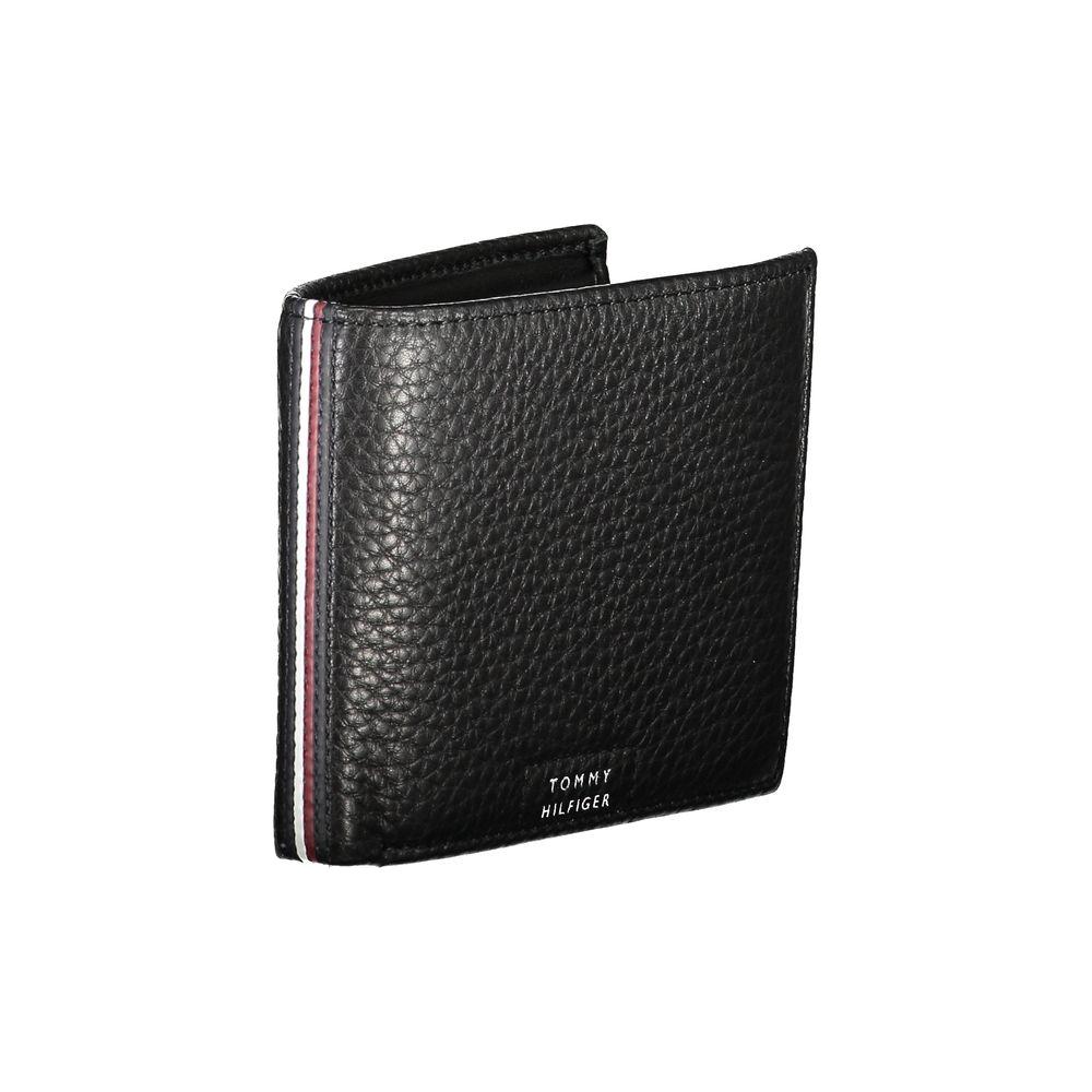 Tommy Hilfiger Black Leather Wallet Tommy Hilfiger