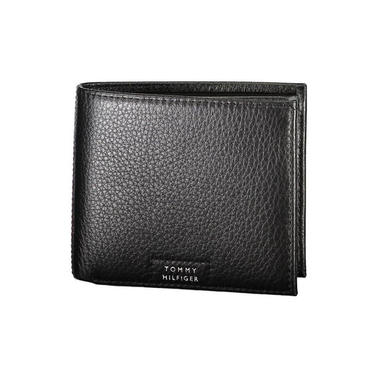 Tommy Hilfiger Black Leather Wallet Tommy Hilfiger