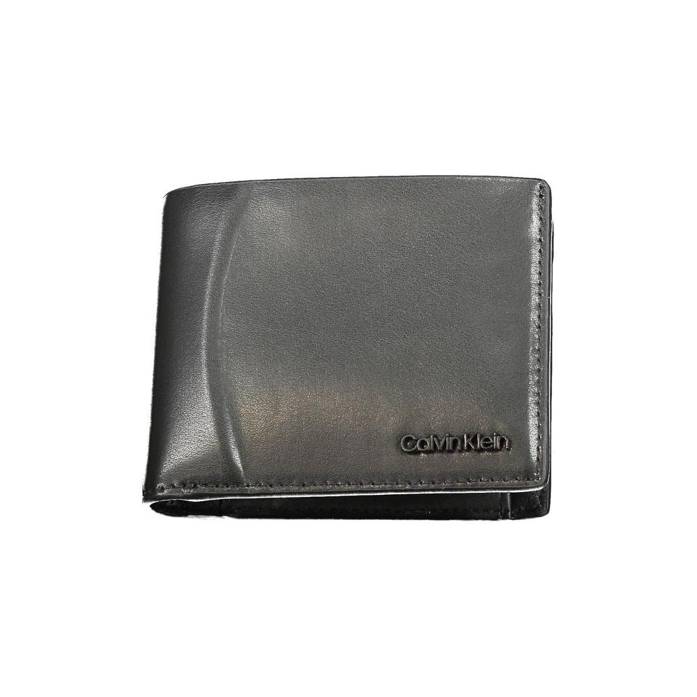 Calvin Klein Black Leather Wallet Calvin Klein