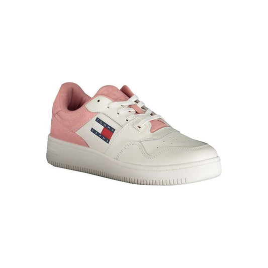 Tommy Hilfiger Pink Polyester Sneaker Tommy Hilfiger