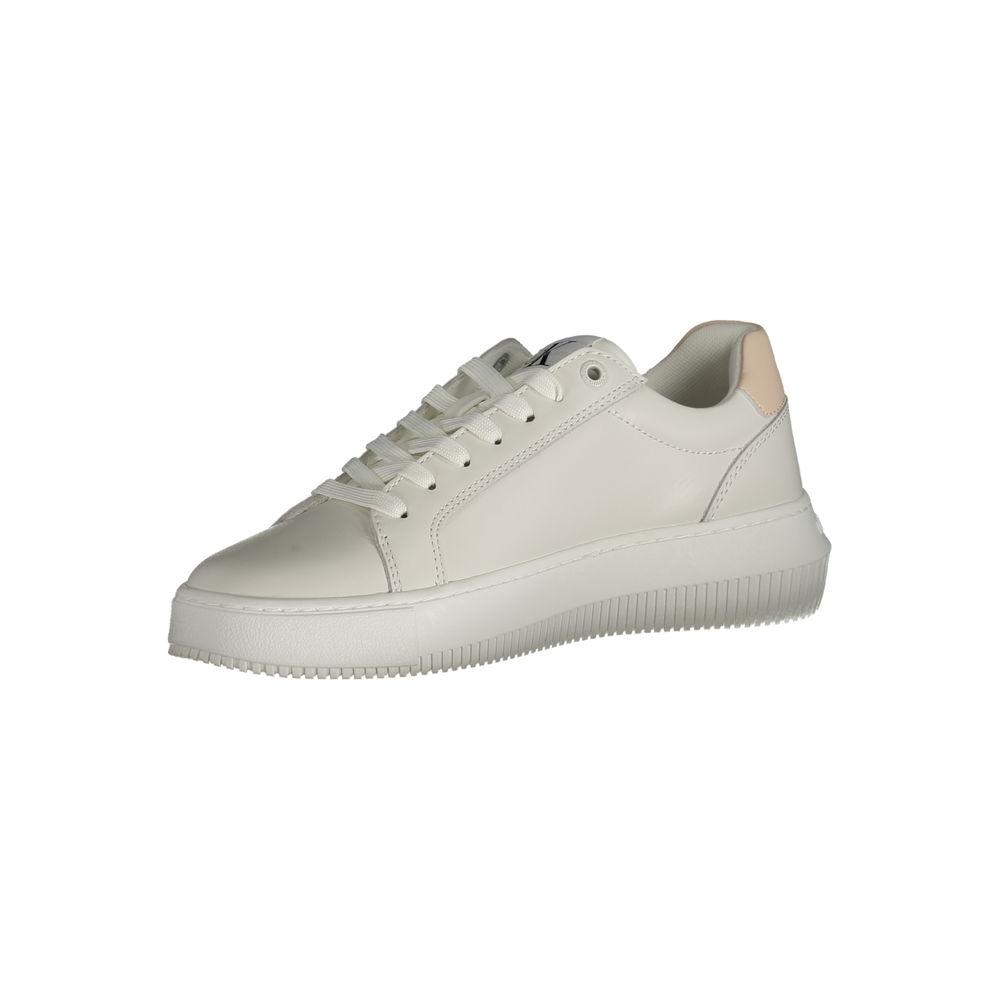 Calvin Klein White Polyester Sneaker Calvin Klein