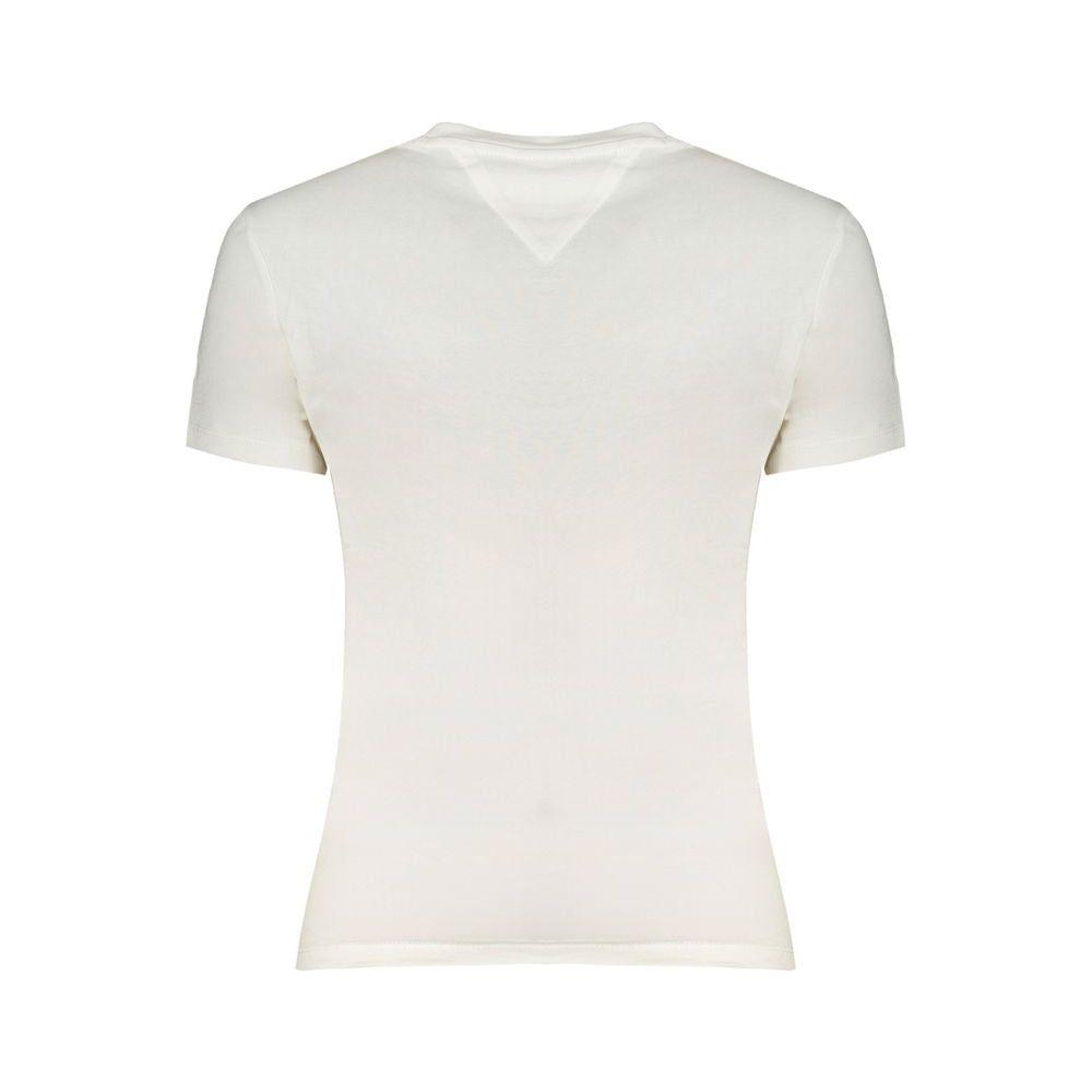 Tommy Hilfiger White Cotton Tops & T-Shirt Tommy Hilfiger