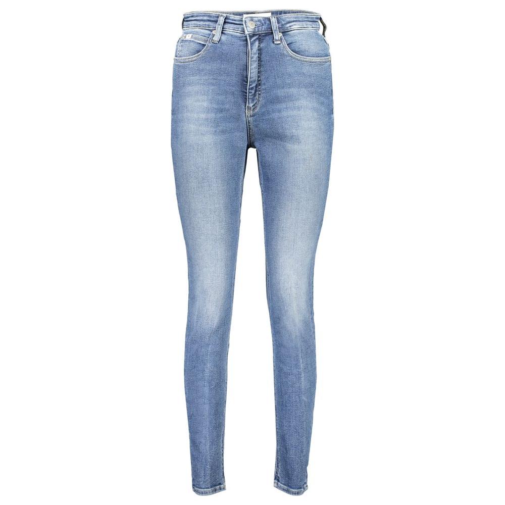 Calvin Klein Blue Cotton Jeans & Pant Calvin Klein