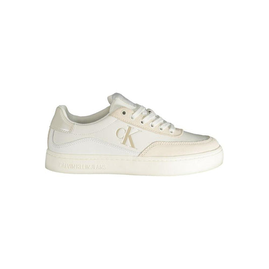 Calvin Klein White Polyester Sneaker Calvin Klein