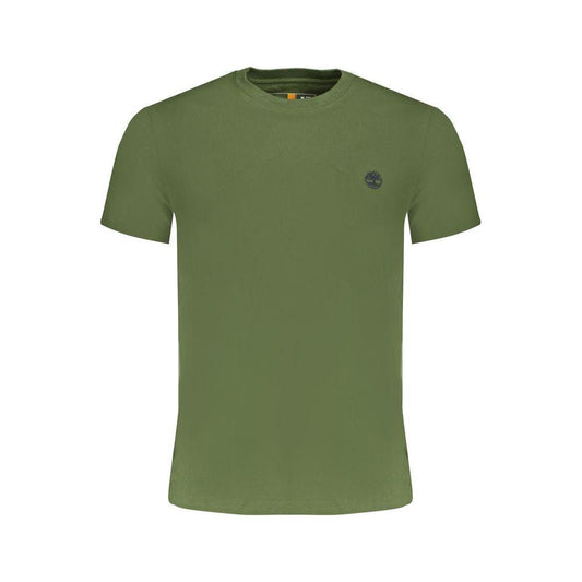 Timberland Green Cotton Men T-Shirt Timberland