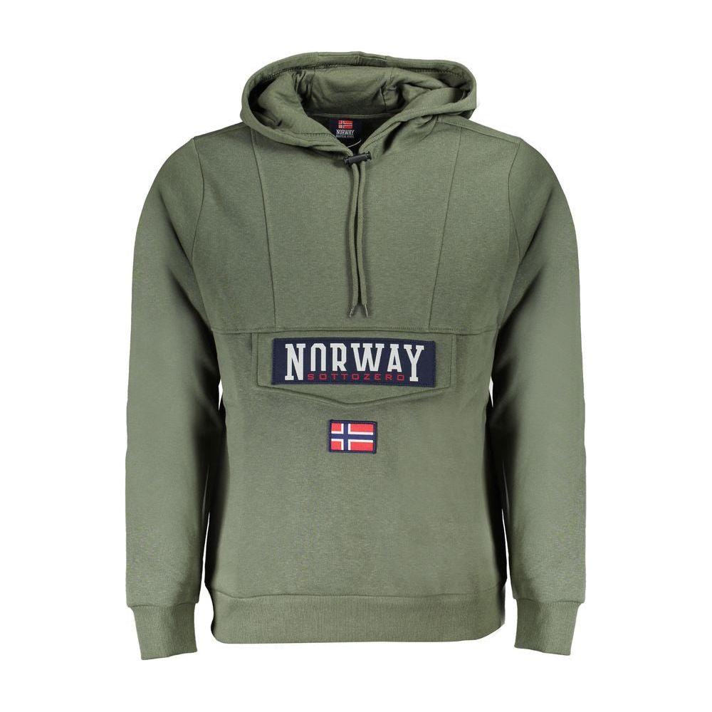 Norway 1963 Green Cotton Men Sweater Norway 1963