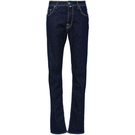 Jacob Cohen Blue Cotton Jeans & Pant Jacob Cohen