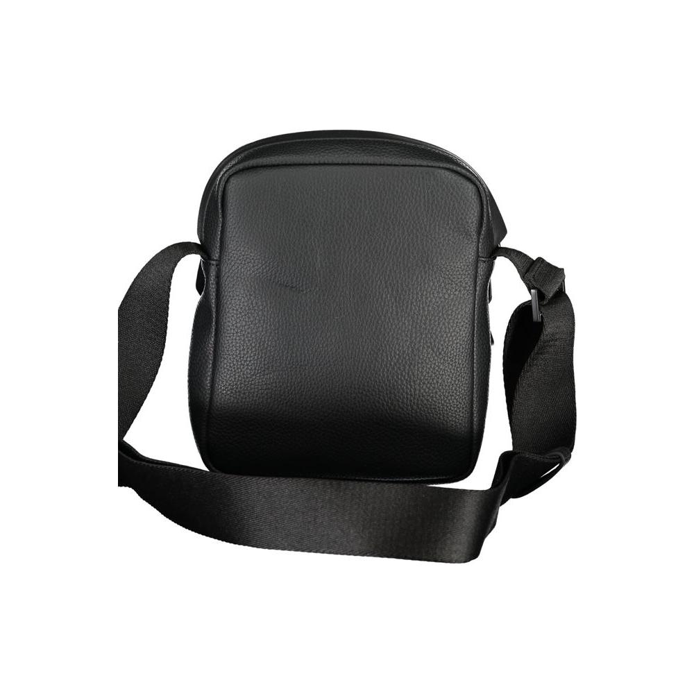 Front view with bag zipped and handles upright.