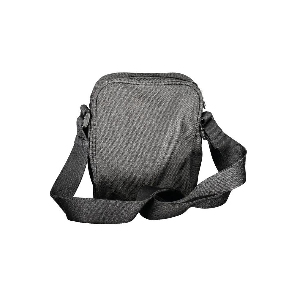 Front view with bag zipped and handles upright.