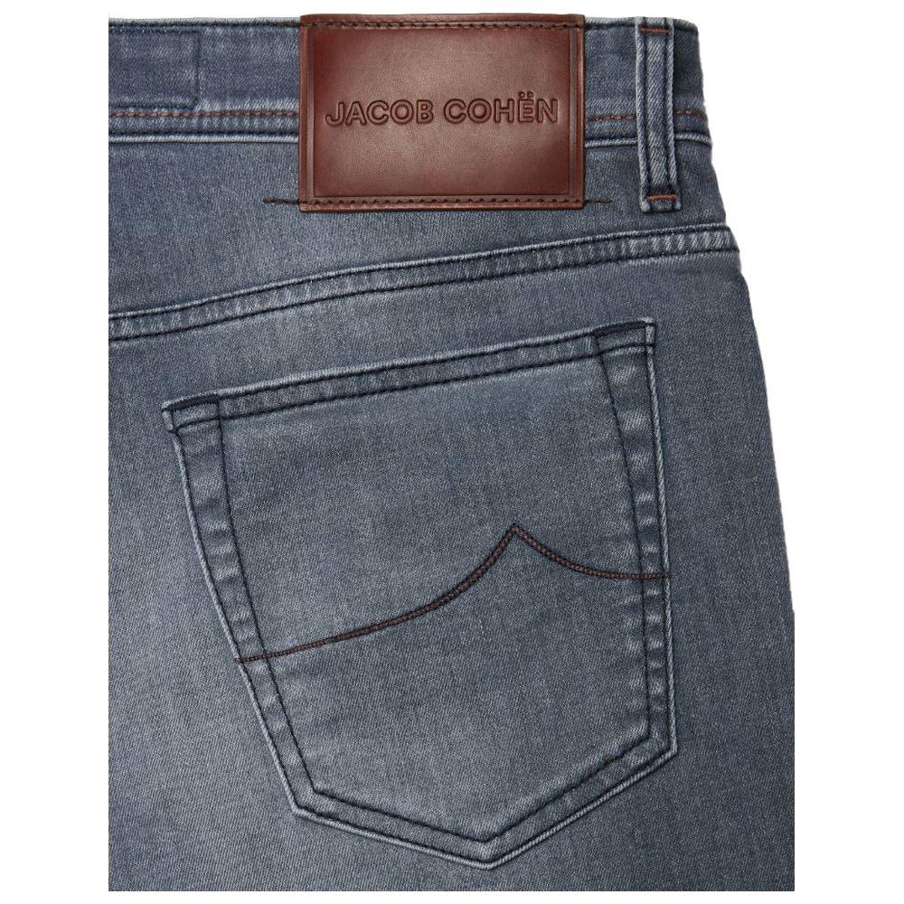 Jacob Cohen Blue Cotton Men Jeans Jacob Cohen