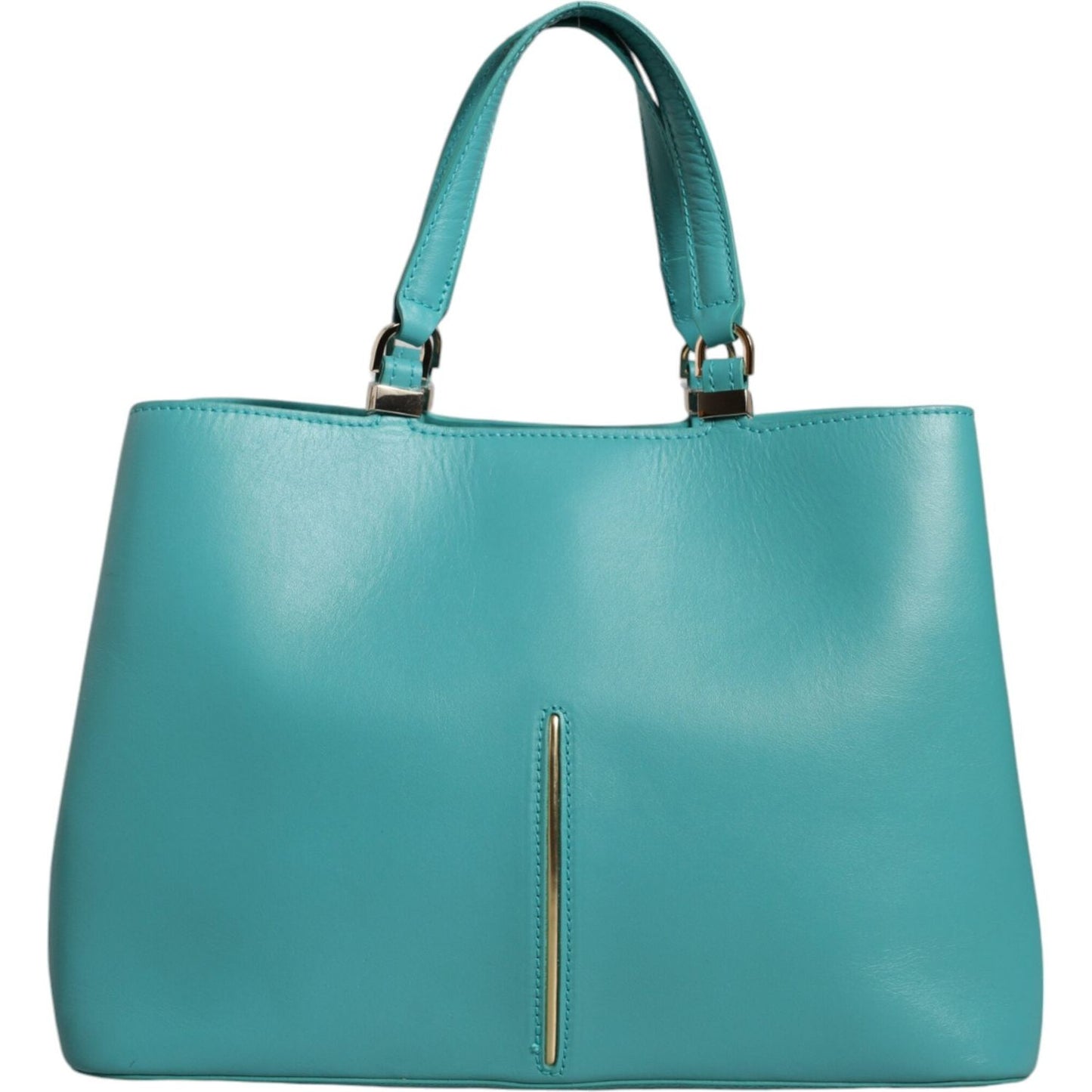 Patrizia Pepe Green Leather Women Shopping Tote Top Handle Bag Patrizia Pepe