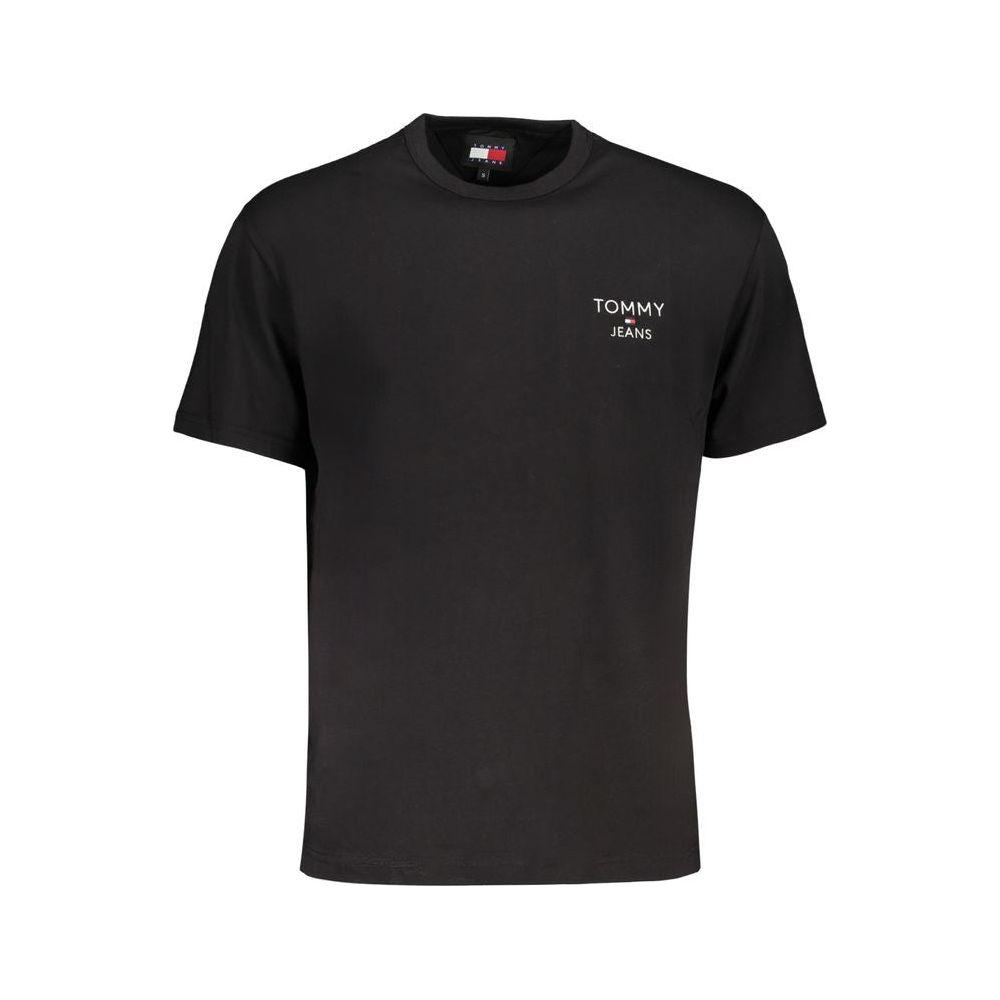 Tommy Hilfiger Black Cotton T-Shirt Tommy Hilfiger