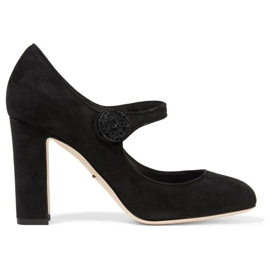 Dolce & Gabbana Black Calfskin Women Pump