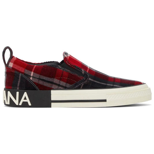 Dolce & Gabbana Red Cotton Sneaker Dolce & Gabbana