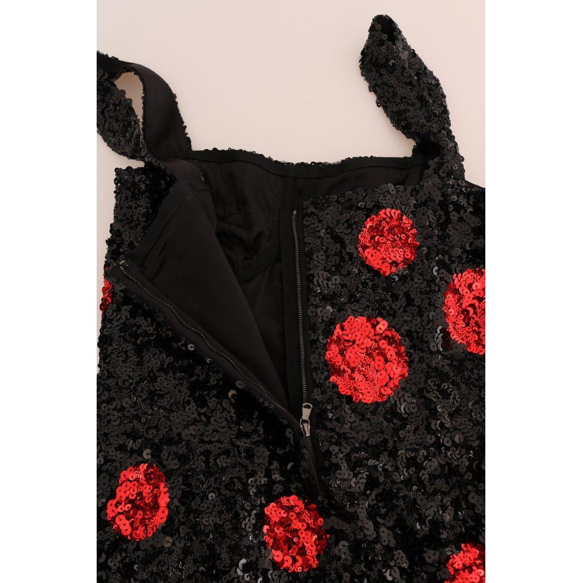 Dolce & Gabbana Elegant Polka Dotted Shift Dress Dolce & Gabbana