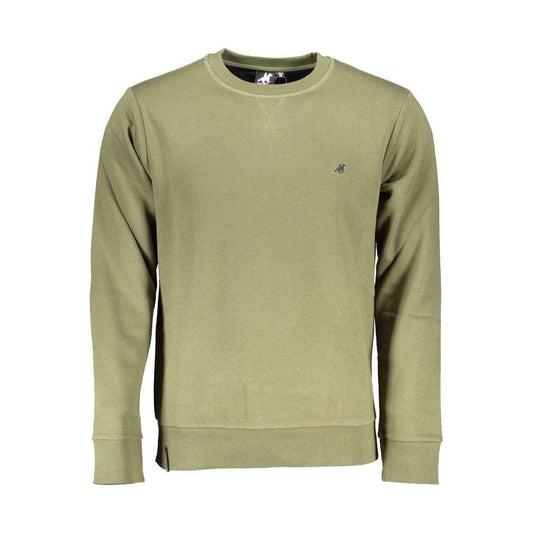 U.S. Grand Polo Green Cotton Sweater U.S. Grand Polo