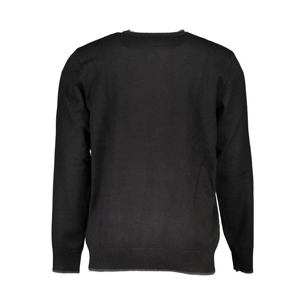 U.S. Grand Polo Black Nylon Sweater U.S. Grand Polo