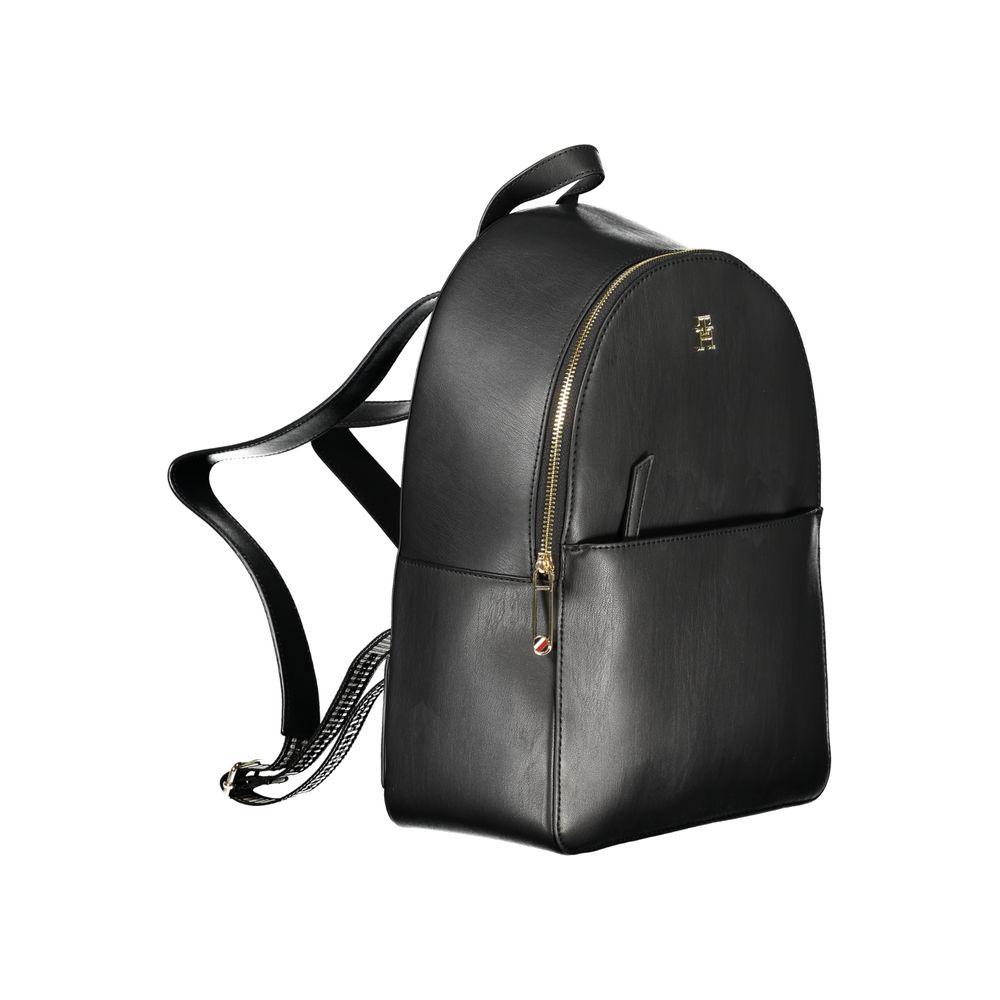 Tommy Hilfiger Black Polyethylene Backpack Tommy Hilfiger