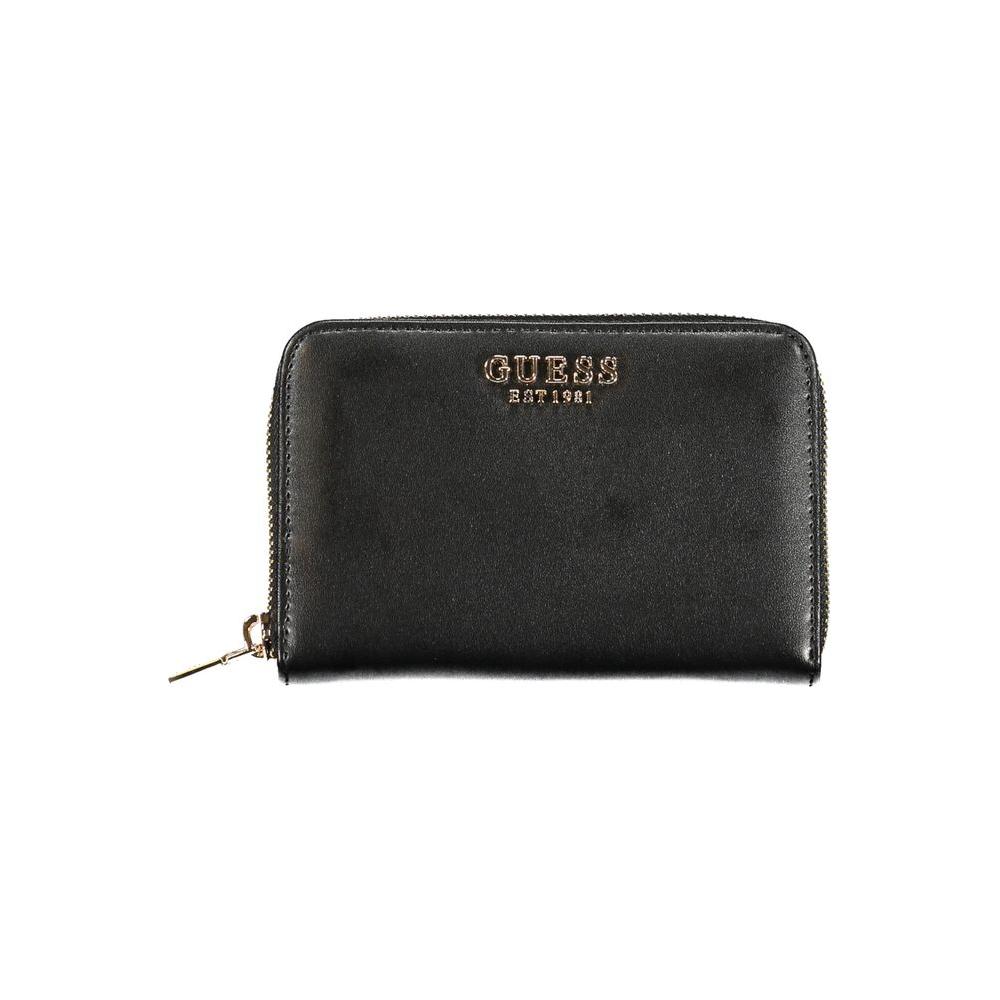 Guess Jeans Black Polyethylene Wallet Guess Jeans