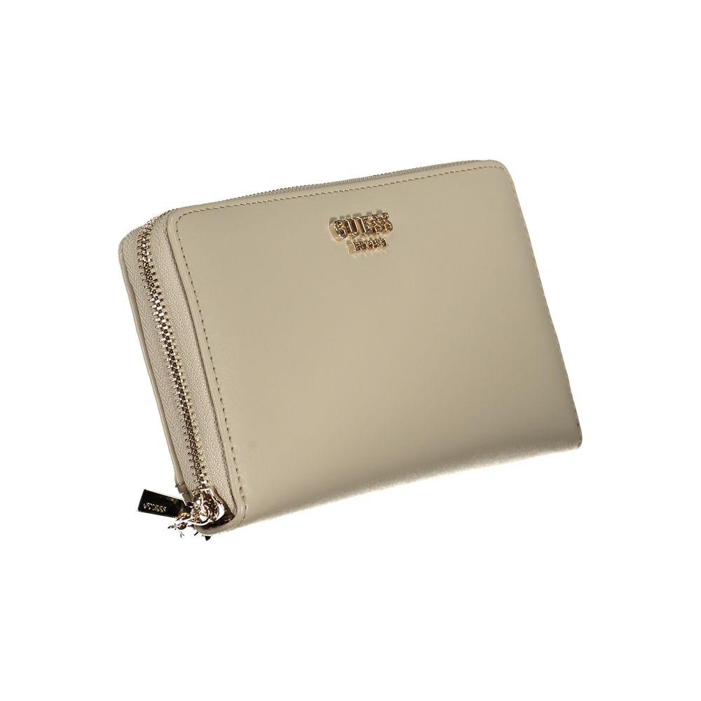 Guess Jeans Beige Polyethylene Wallet Guess Jeans