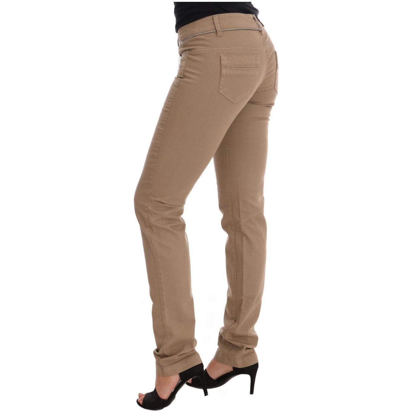 Costume National Beige Super Slim Fit Denim Delight Jeans & Pants Costume National