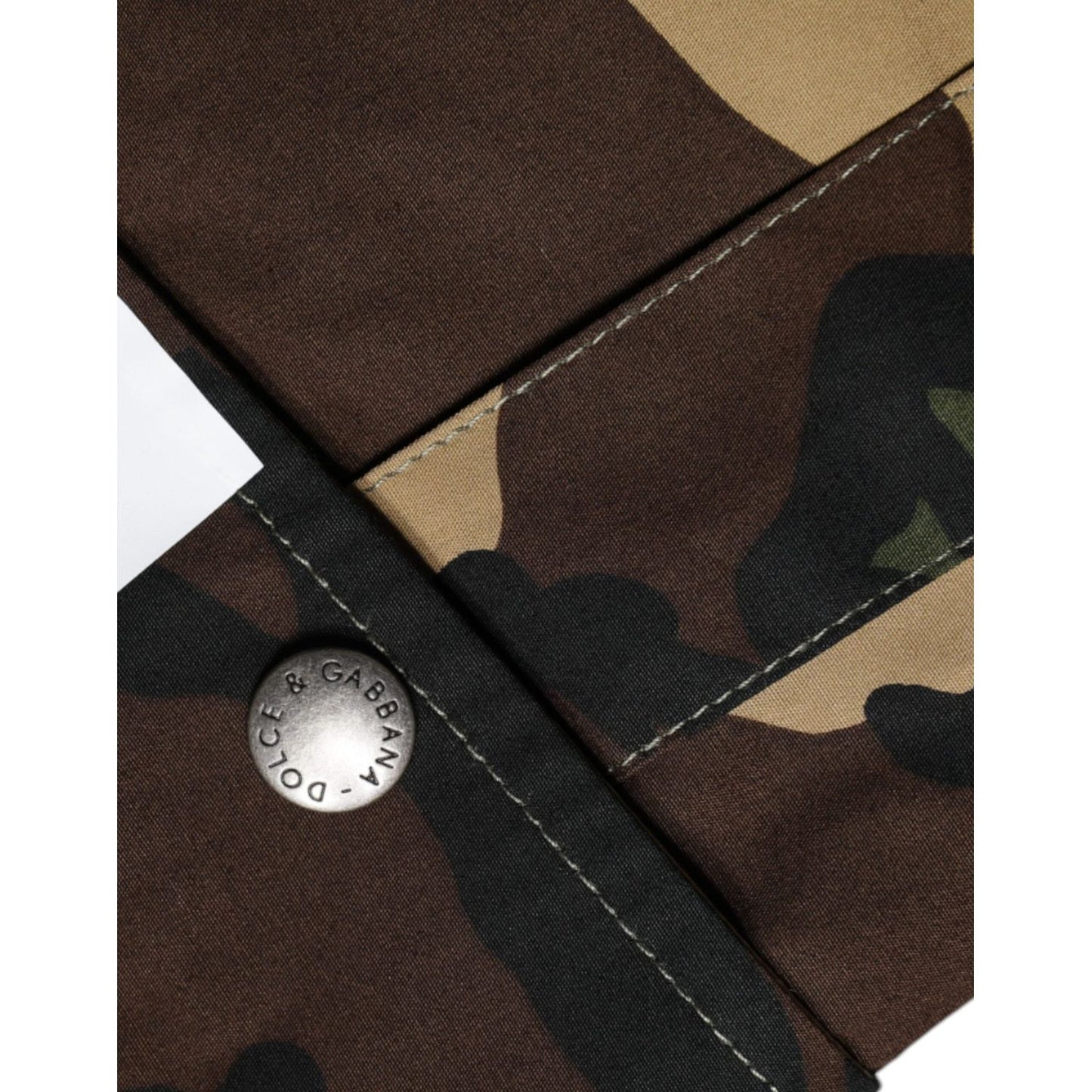 Dolce & Gabbana Green Military Cotton Cargo Pants Dolce & Gabbana