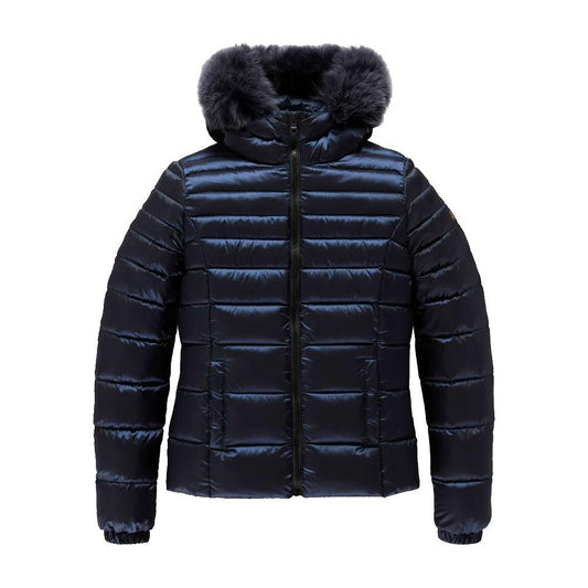 Refrigiwear Blue Nylon Jackets & Coat Refrigiwear