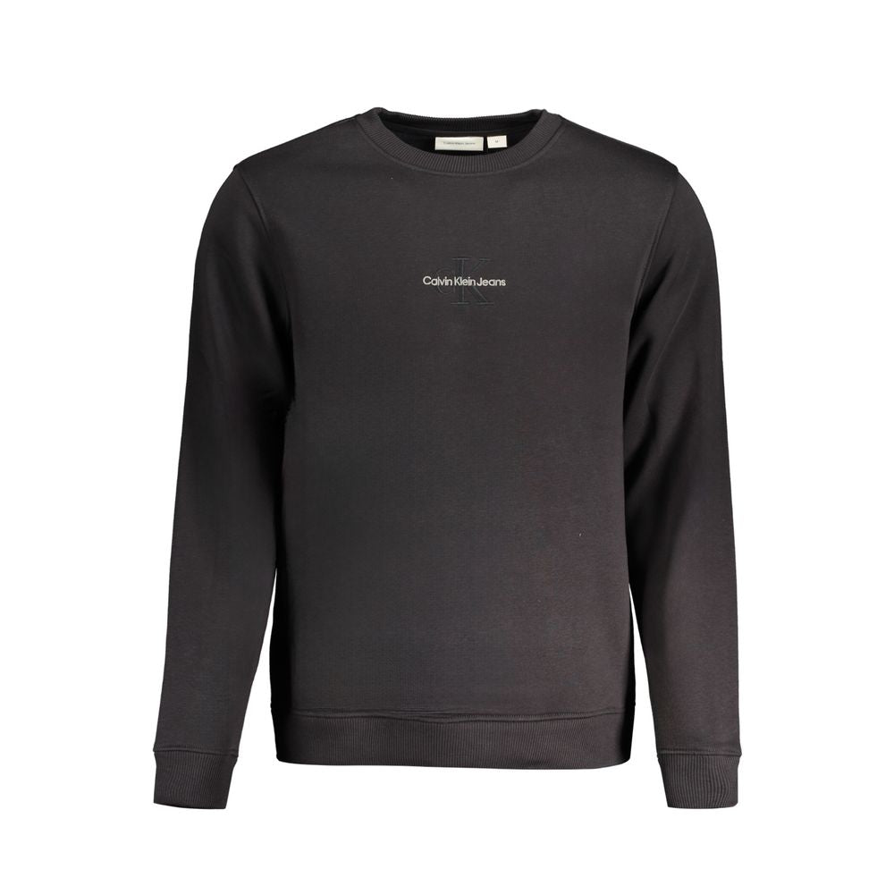 Calvin Klein Black Cotton Sweater Calvin Klein