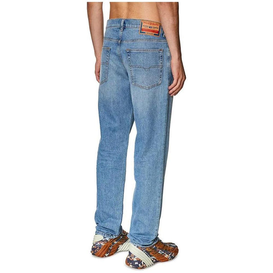 Diesel Light Blue Cotton Jeans & Pant Diesel